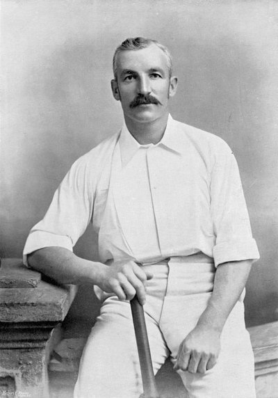 George Giffen, de Cricketers Famosos y Campos de Cricket, publicado por Hudson y Kearns, 1895 de English Photographer